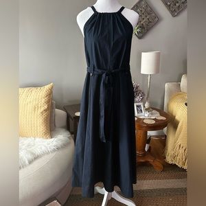 Banana Republic Navy Halter Dress